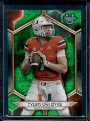 Tyler Van Dyke [Green Mini Diamond] #2 Football Cards 2023 Bowman's Best University Prices