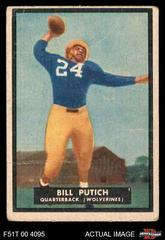 Bill Putich [UN Rubbed] #47 Football Cards 1951 Topps Magic Prices
