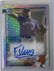 Freddy Valdez #BMA-FV Baseball Cards 2021 Bowman Chrome Mega Box Mojo Autographs Prices