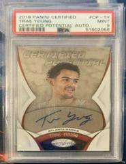 Trae Young #CP-TY Basketball Cards 2018 Panini Certified Potential Autographs Prices