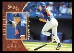 Paul Molitor Baseball Cards 1996 Select Prices