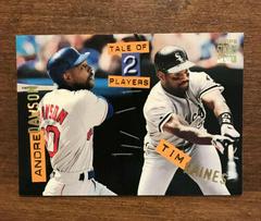 Andre Dawson, Tim Raines [Golden Rainbow] #525 Baseball Cards 1994 Stadium Club Prices