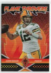 Aaron Rodgers [Black] #FT-11 Football Cards 2022 Panini Phoenix Flame Throwers Prices