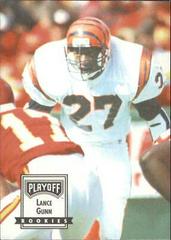 Lance Gunn Football Cards 1993 Playoff Contenders Prices