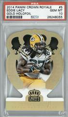 Eddie Lacy [Gold Holofoil] #5 Football Cards 2014 Panini Crown Royale Prices