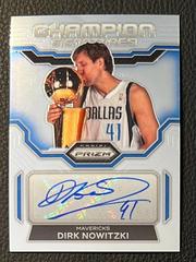 Dirk Nowitzki #CHS-DNW Basketball Cards 2022 Panini Prizm Champion Signatures Prices