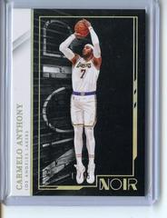 Carmelo Anthony Basketball Cards 2021 Panini Noir Prices
