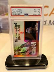 Tim Duncan #LL-TD Basketball Cards 2003 Topps Love It Live Prices