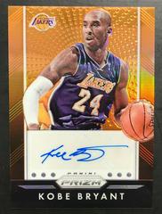 Kobe Bryant [Orange Prizm] Basketball Cards 2015 Panini Prizm Autographs Prices
