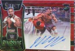 Bron Breakker [Red Wave Prizm] Wrestling Cards 2022 Panini Select WWE Ringside Action Signatures Prices