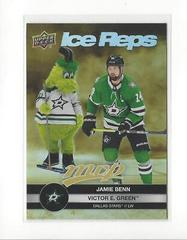 Jamie Benn, Victor E. Green [Gold] #IR-13 Hockey Cards 2023 Upper Deck MVP Ice Reps Prices