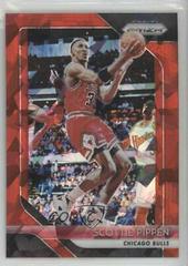 Scottie Pippen [Red Ice] #65 Basketball Cards 2018 Panini Prizm Prices