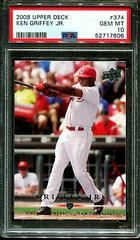 Ken Griffey Jr. #374 Baseball Cards 2008 Upper Deck Prices
