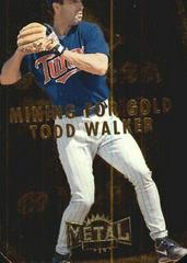 TODD WALKER Baseball Cards 1997 Metal Universe Mining for Gold Prices