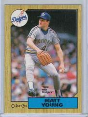 Matt Young #19 Baseball Cards 1987 O Pee Chee Prices