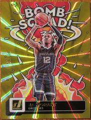 Ja Morant [Yellow Laser] #2 Basketball Cards 2022 Panini Donruss Bomb Squad Prices