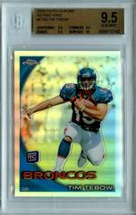 Tim Tebow [Refractor] #C100 Football Cards 2010 Topps Chrome Prices