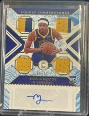Moses Moody [Quartz] #RCO-MMO Basketball Cards 2021 Panini Chronicles Rookie Cornerstones Autographs Prices