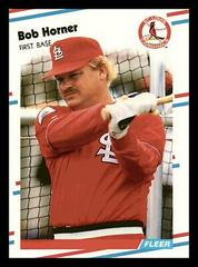 Bob Horner #U-120 Baseball Cards 1988 Fleer Update Prices
