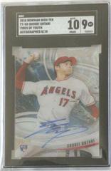 Shohei Ohtani [Autograph] #TY-SO Baseball Cards 2018 Bowman High Tek Tides of Youth Prices