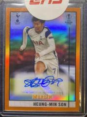 Heung Min Son [Orange] #A-HS Soccer Cards 2021 Topps Merlin Chrome UEFA Autographs Prices