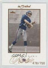 Eli Manning Football Cards 2004 Fleer Inscribed Prices