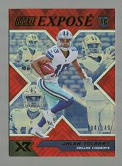 Jalen Tolbert [Red] Football Cards 2022 Panini XR Rookie Expose Prices