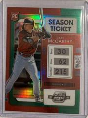 Jake McCarthy [Green] #15 Baseball Cards 2022 Panini Chronicles Contenders Optic Prices