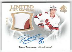 Teuvo Teravainen #LAM-TT Hockey Cards 2021 SP Authentic Limited Auto Material Prices