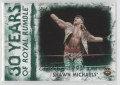 Shawn Michaels [Green] Wrestling Cards 2018 Topps WWE Undisputed 30 Years of Royal Rumble Prices