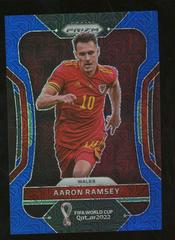 Aaron Ramsey [Blue Mojo] #295 Soccer Cards 2022 Panini Prizm World Cup Prices