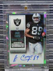 Amari Cooper [College Autograph Cracked Ice Ticket] #228 Football Cards 2015 Panini Contenders Prices