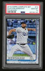Clayton Kershaw [Foilboard] #10 Baseball Cards 2019 Topps Complete Set Prices