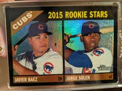 Javier Baez, Jorge Soler [Chrome Black Refractor] Baseball Cards 2015 Topps Heritage Prices
