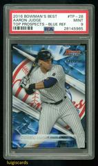 Aaron Judge [Blue Refractor] Baseball Cards 2016 Bowman's Best Top Prospects Prices