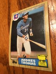 Andres Thomas Baseball Cards 1987 Topps Prices