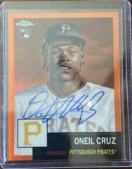 Oneil Cruz [Orange] #CPA-OCR Baseball Cards 2022 Topps Chrome Platinum Anniversary Autographs Prices