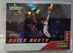 Damian Lillard [Cracked Ice] #7 Basketball Cards 2021 Panini Contenders Suite Shots Prices