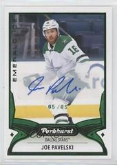 Joe Pavelski [Emerald Ice Autograph] Hockey Cards 2021 Parkhurst Prices