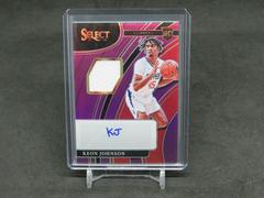Keon Johnson Basketball Cards 2021 Panini Select Rookie Signatures Prices