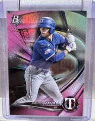 Aaron Zavala [Pink] #TOP-38 Baseball Cards 2022 Bowman Platinum Top Prospects Prices