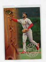 Ozzie smith Baseball Cards 1995 Leaf Great Gloves Prices