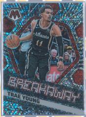 Trae Young [Fast Break] #4 Basketball Cards 2022 Panini Mosaic Breakaway Prices