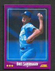 Bret Saberhagen #89 Baseball Cards 1988 Score Glossy Prices