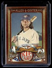 Bo Bichette Baseball Cards 2023 Topps Allen & Ginter Rip Cards Prices