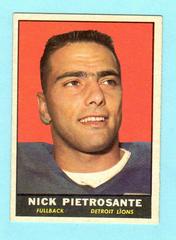 Nick Pietrosante Football Cards 1961 Topps Prices