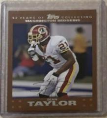 Sean Taylor [Gold] #224 Football Cards 2007 Topps Prices