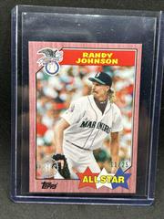 Randy Johnson [Mini Red] #87-141 Baseball Cards 2017 Topps 1987 Prices
