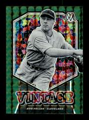 Bob Feller [Green Mosaic] Baseball Cards 2021 Panini Mosaic Vintage Prices