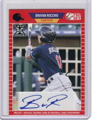 Brayan Rocchio Baseball Cards 2021 Pro Set Autographs Prices